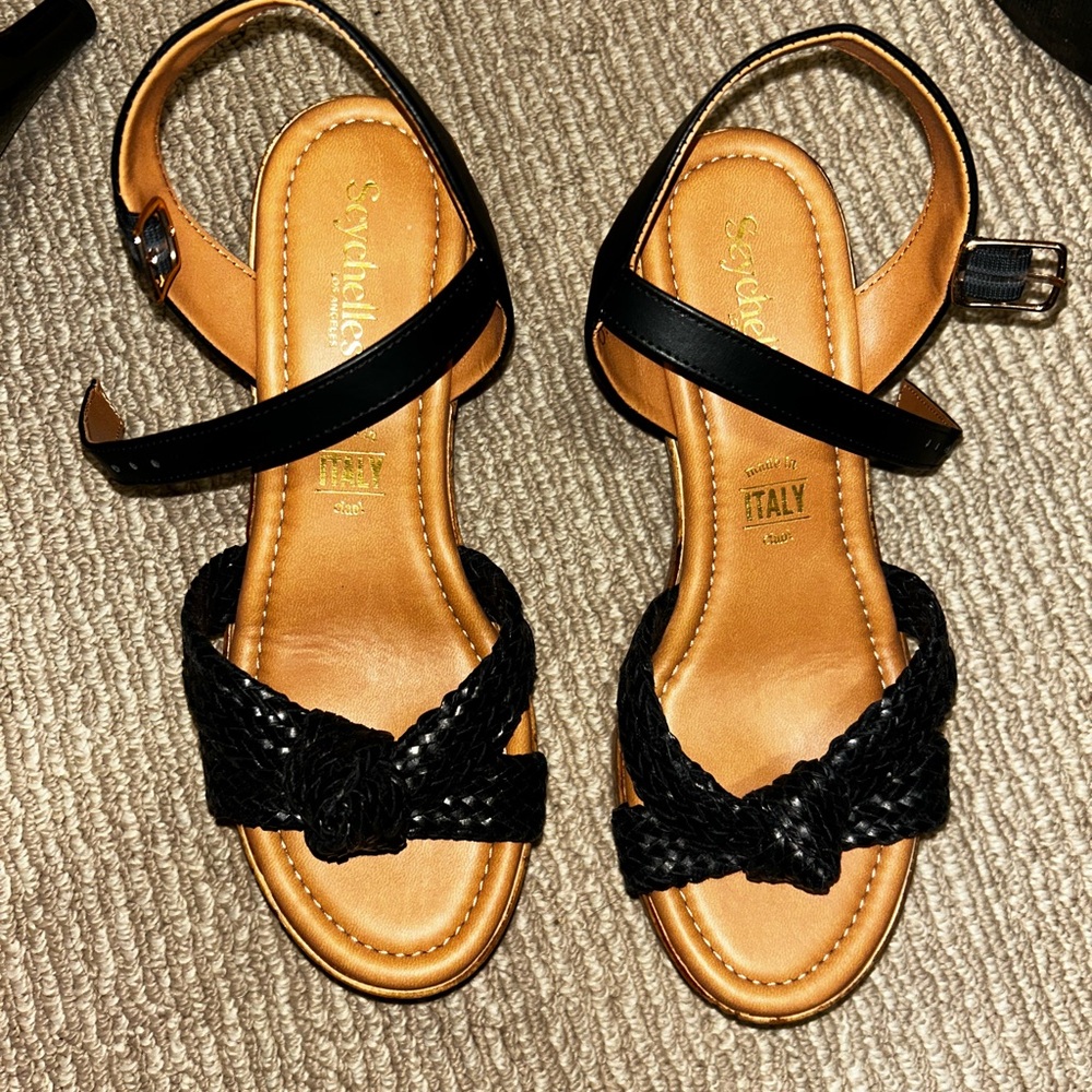 Seychelles from Anthropologie heeled sandal